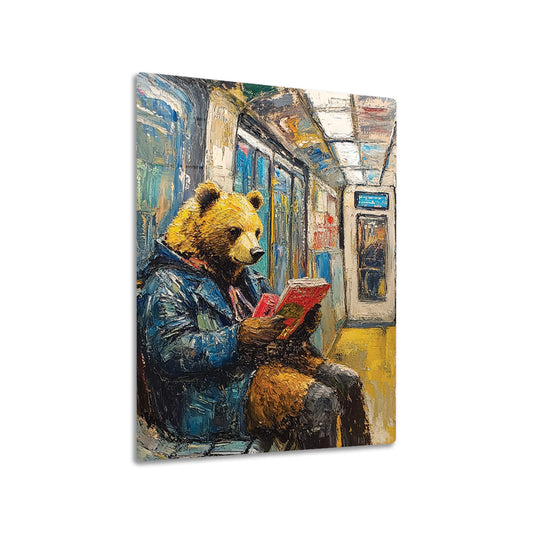 Bear Riding Subway