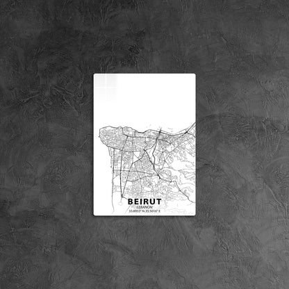 Beirut Minimalist Map