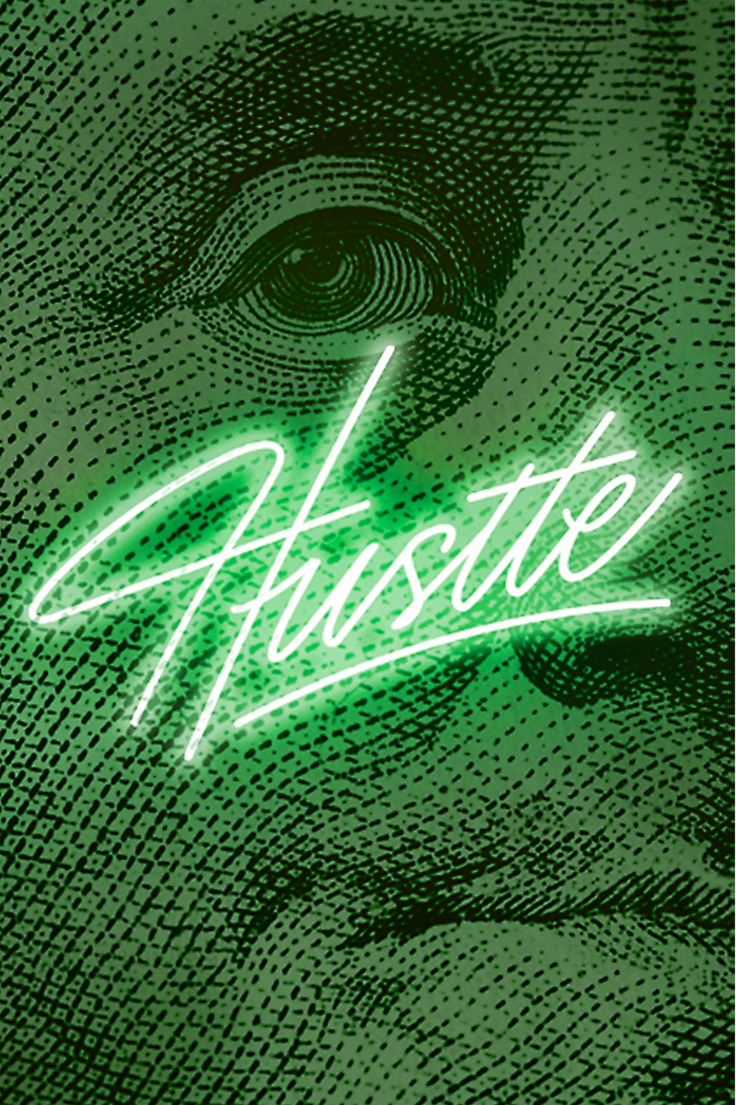 Benjamin Franklin Hustle metal poster artwork