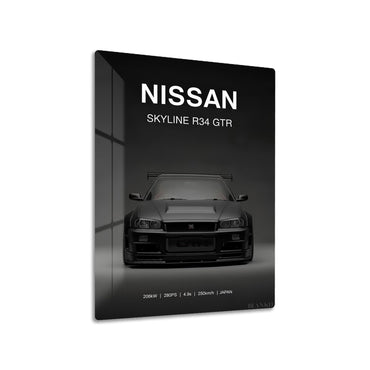 Black Nissan Skyline