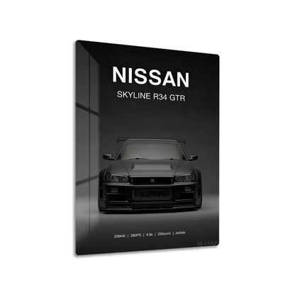 Black Nissan Skyline