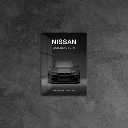 Black Nissan Skyline