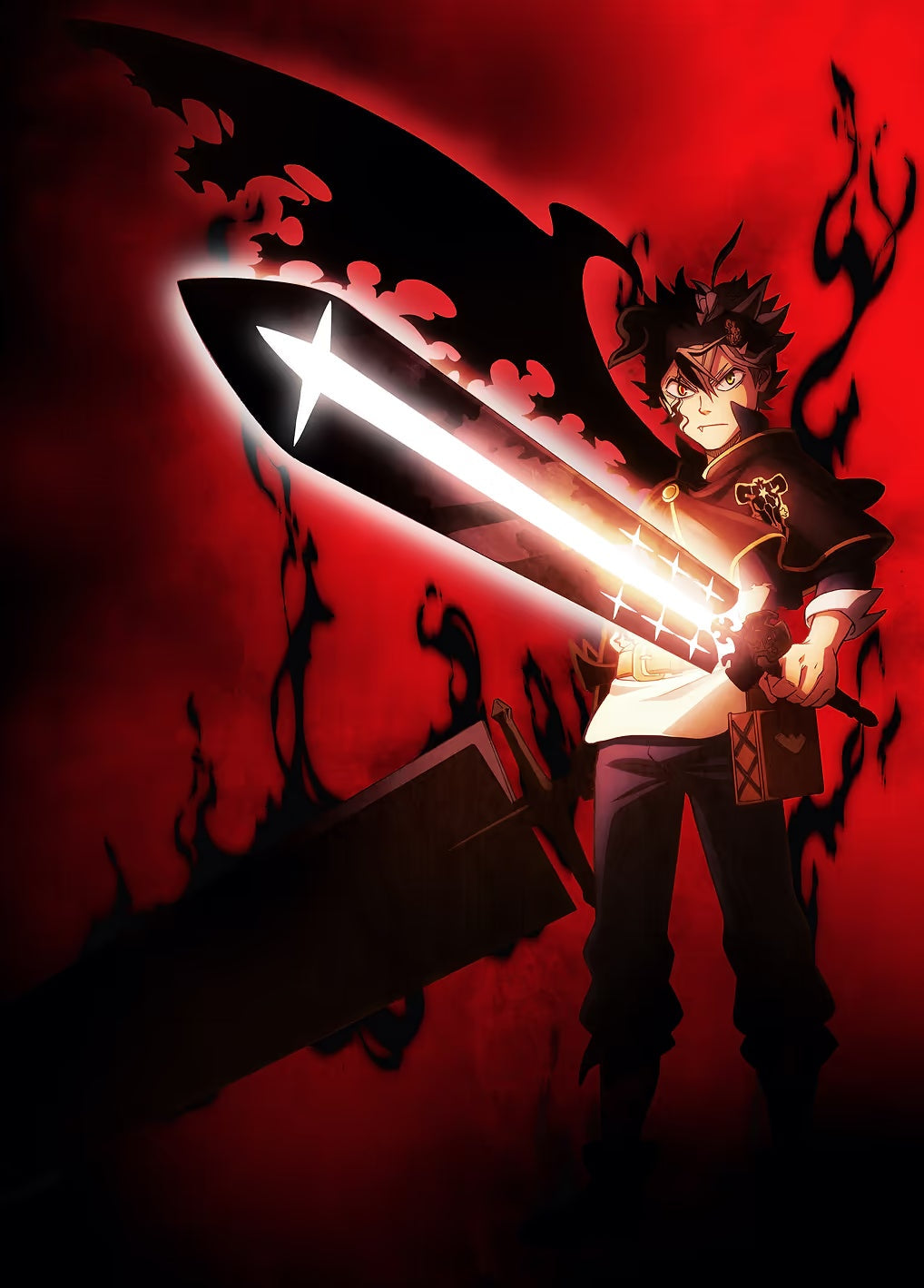 Black Clover Asta Unleashed metal wall art