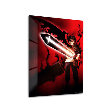 Black Clover Asta metal poster