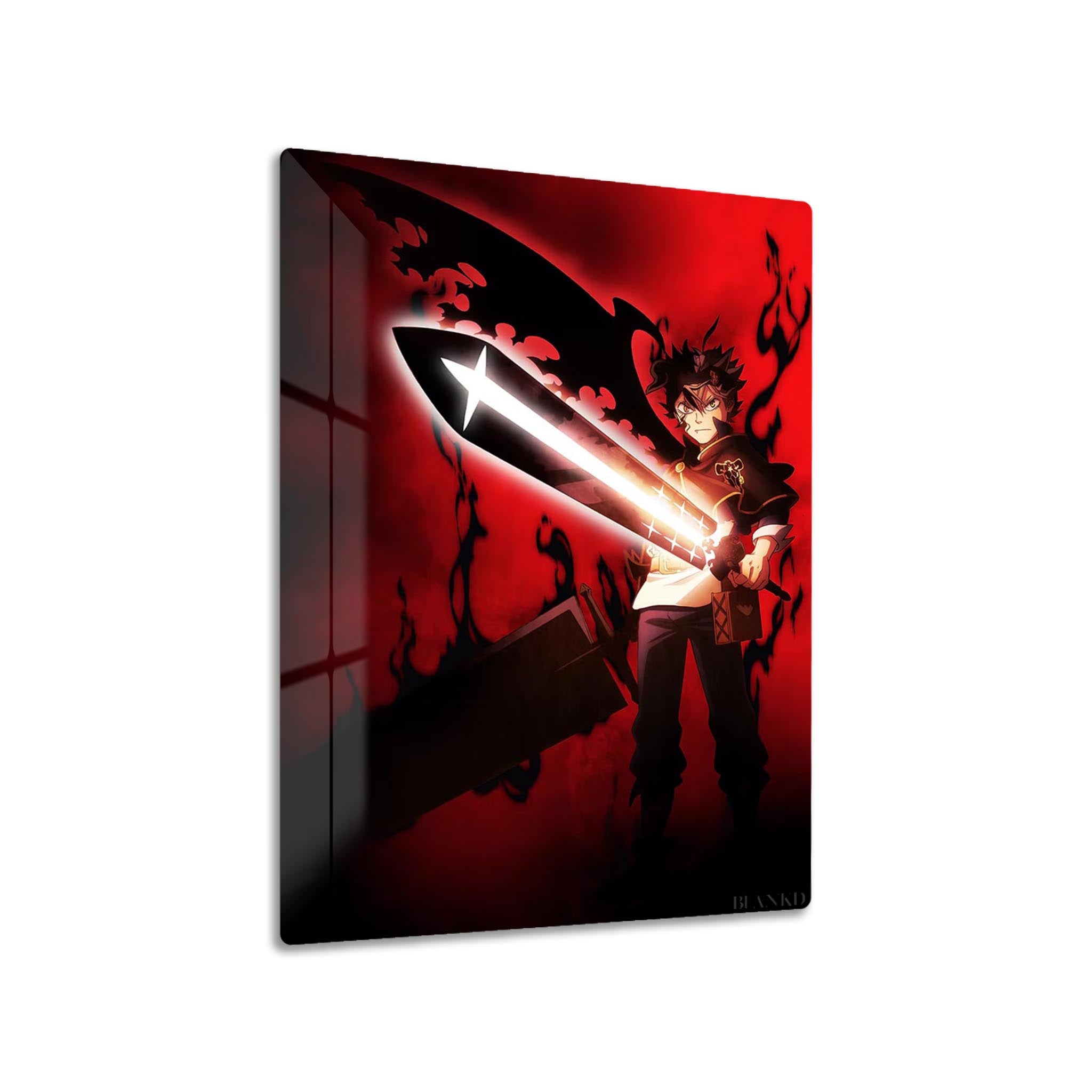 Black Clover Asta metal poster