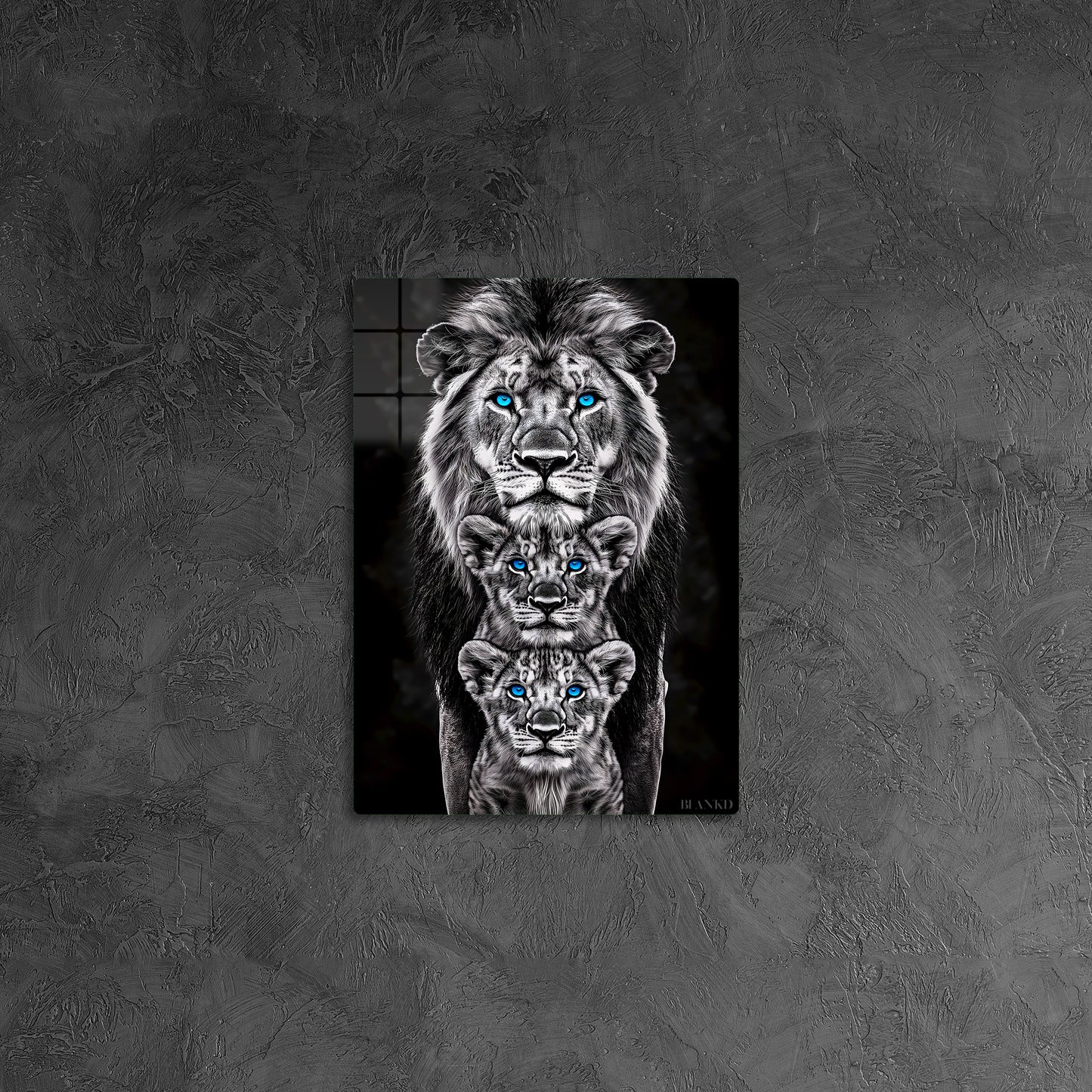 Black and White Lion