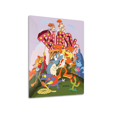 Bubsy metal poster