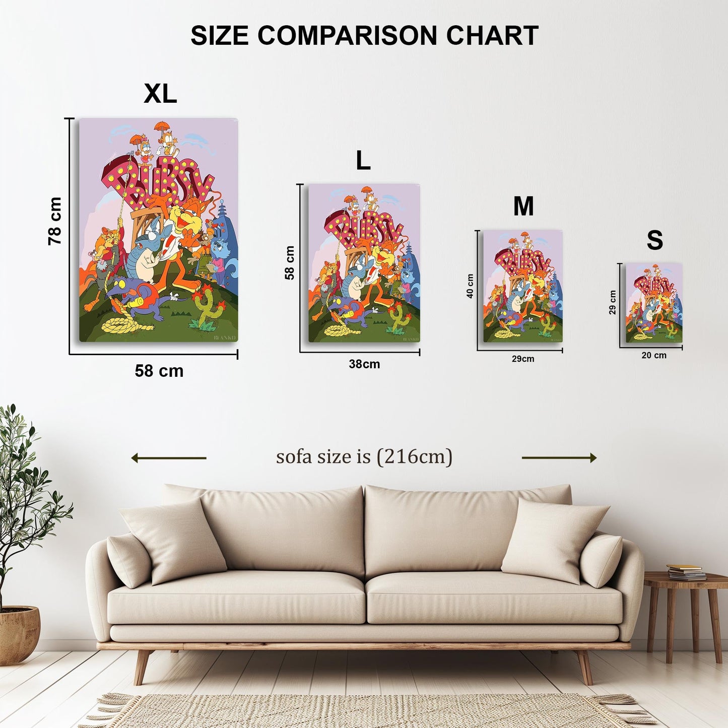 Bubsy metal poster