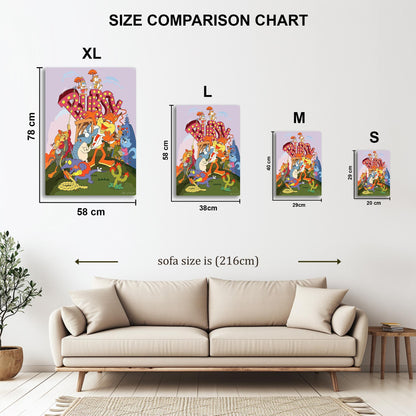 Bubsy metal poster