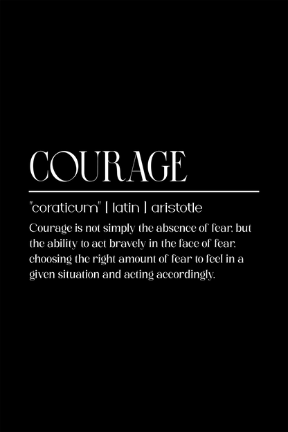 Courage 2 metal poster artwork