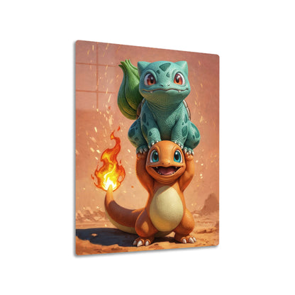 Charmander & Bulbasaur 3D