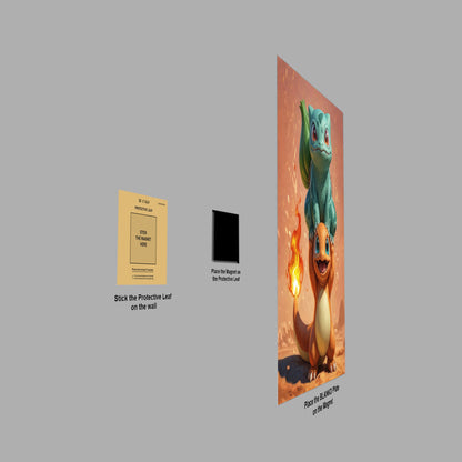 Charmander & Bulbasaur 3D