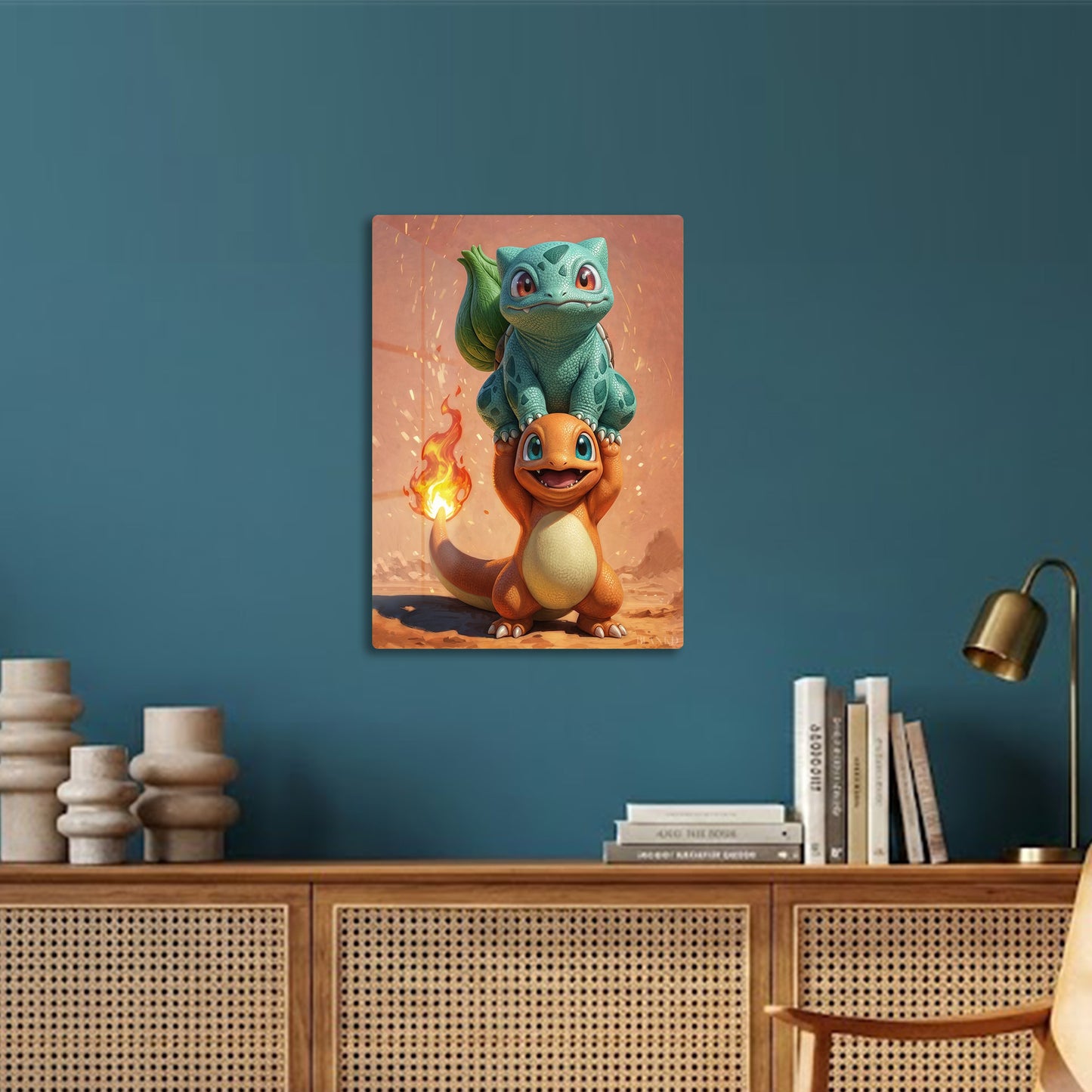 Charmander & Bulbasaur 3D