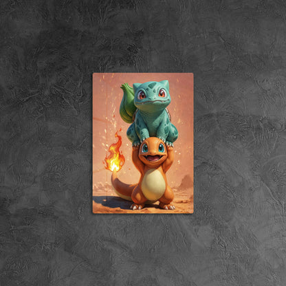 Charmander & Bulbasaur 3D