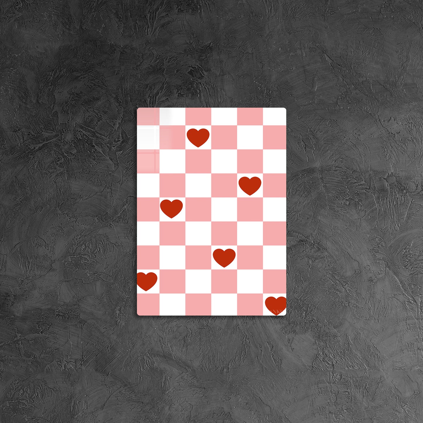 Checkerboard Hearts