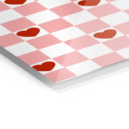 Checkerboard Hearts