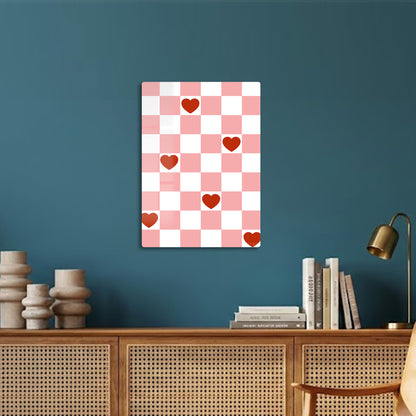 Checkerboard Hearts