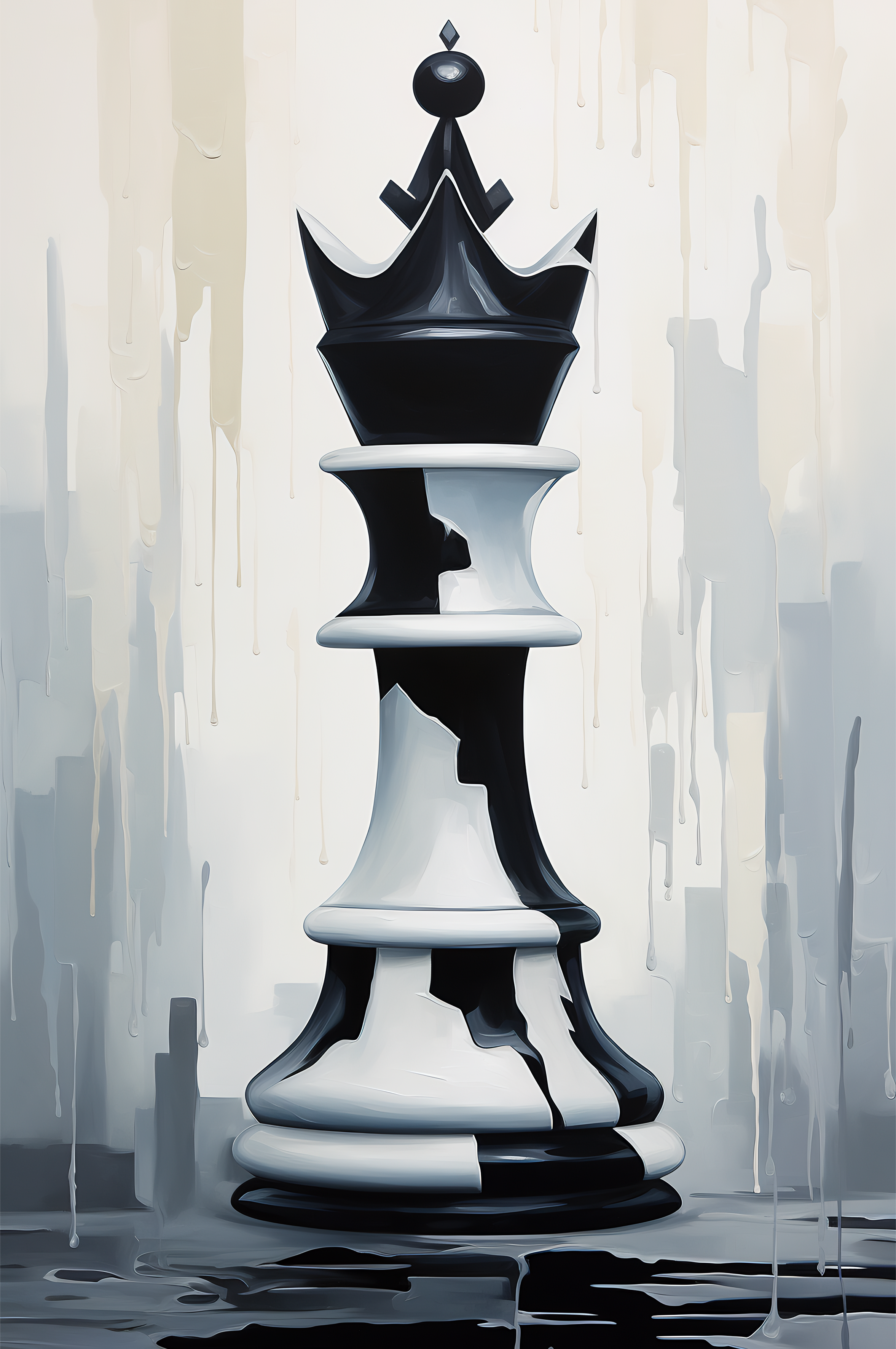 Chess King metal poster artwork