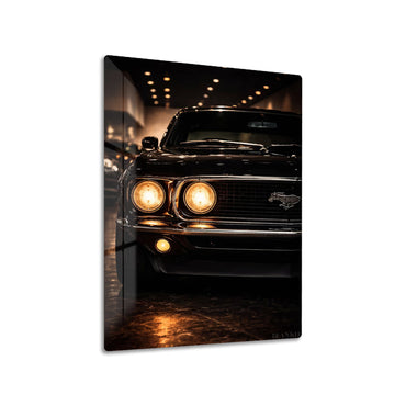 Classic Black Mustang