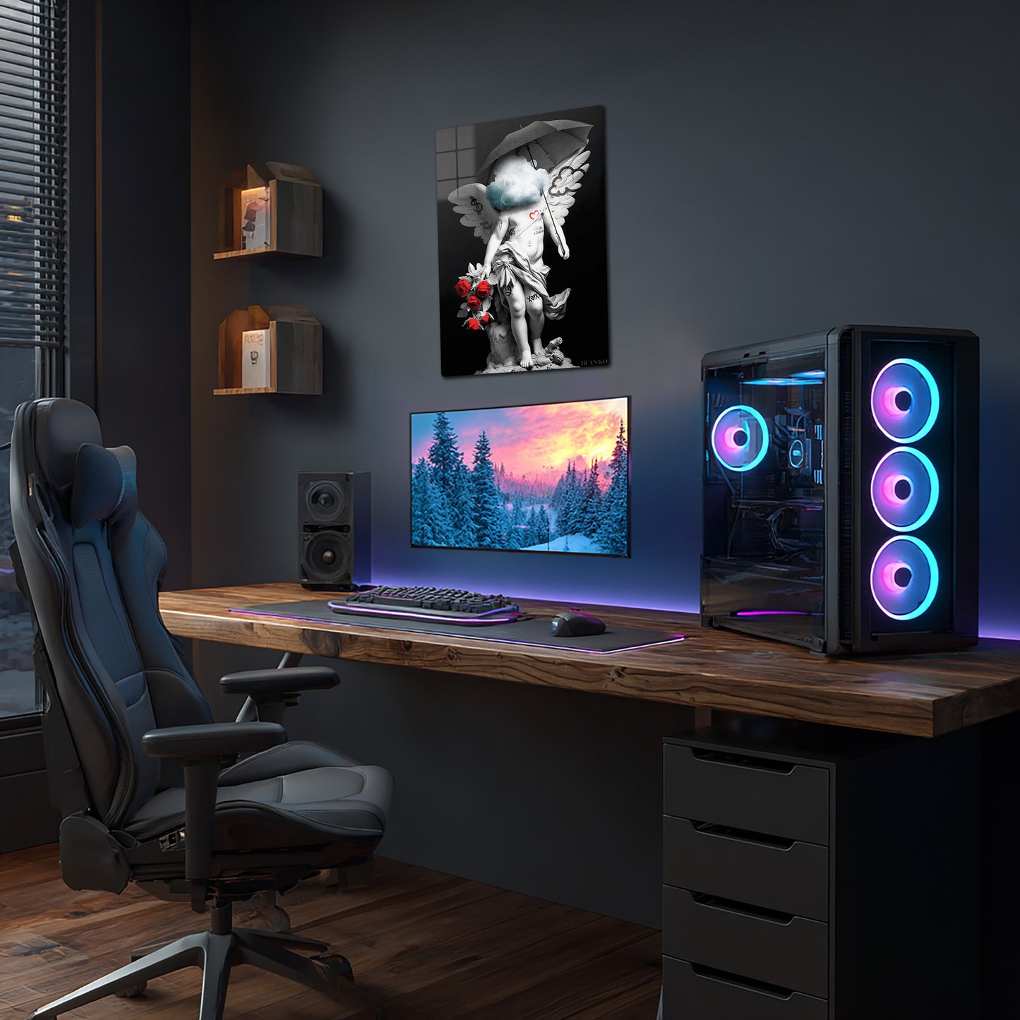 Cloud Head Sculpture