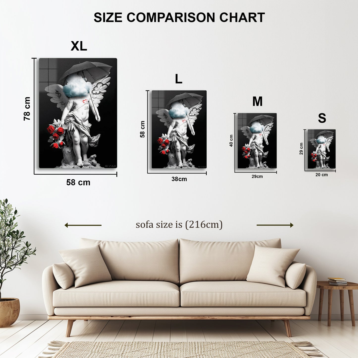 Cloud Head Sculpture