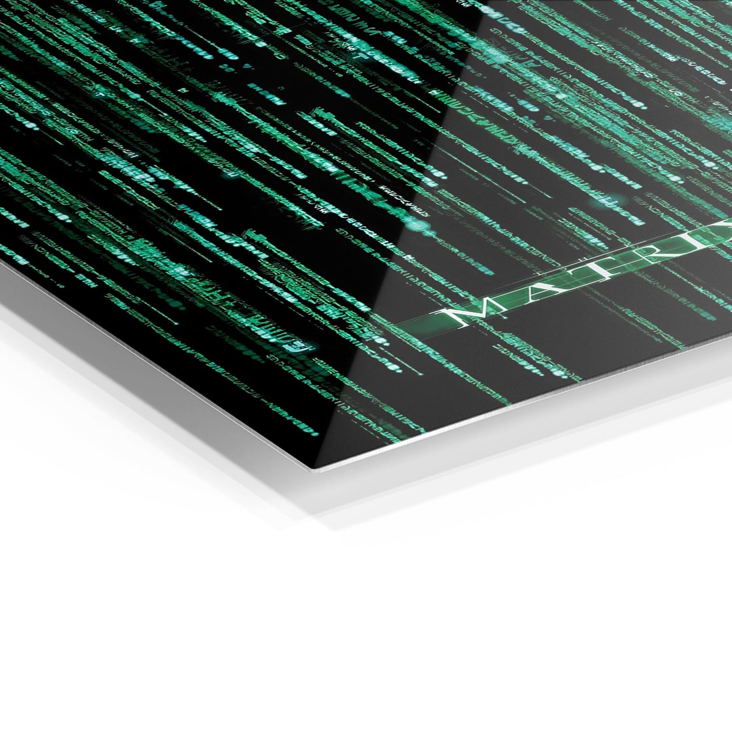 Code Logo metal poster