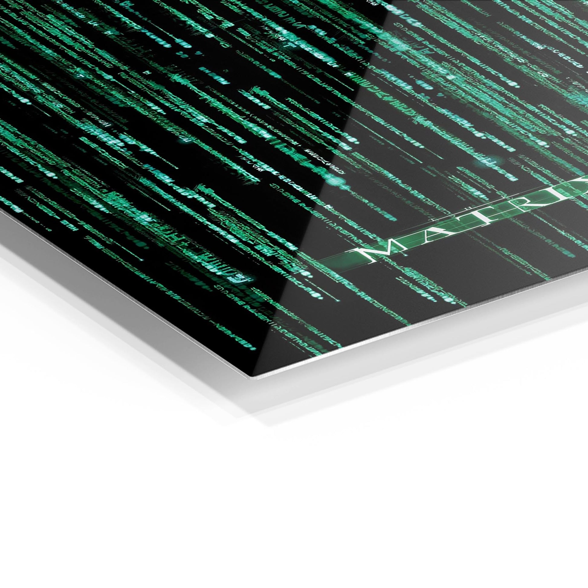 Code Logo metal poster