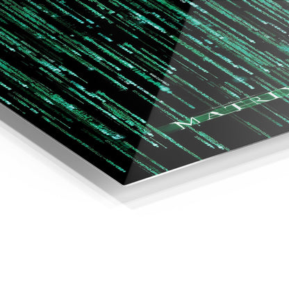 Code Logo metal poster