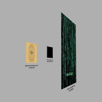 Code Logo metal poster