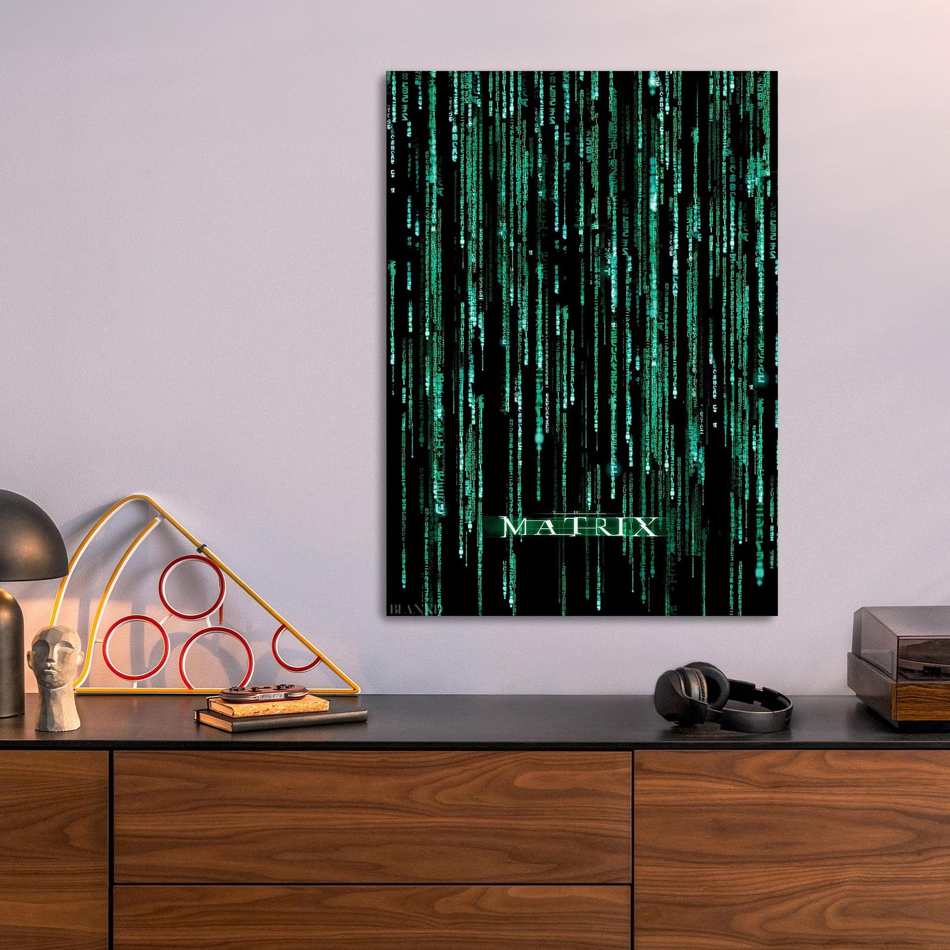 Code Logo metal poster