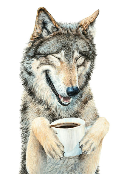 Coffee in the Moonlight metal poster artwork