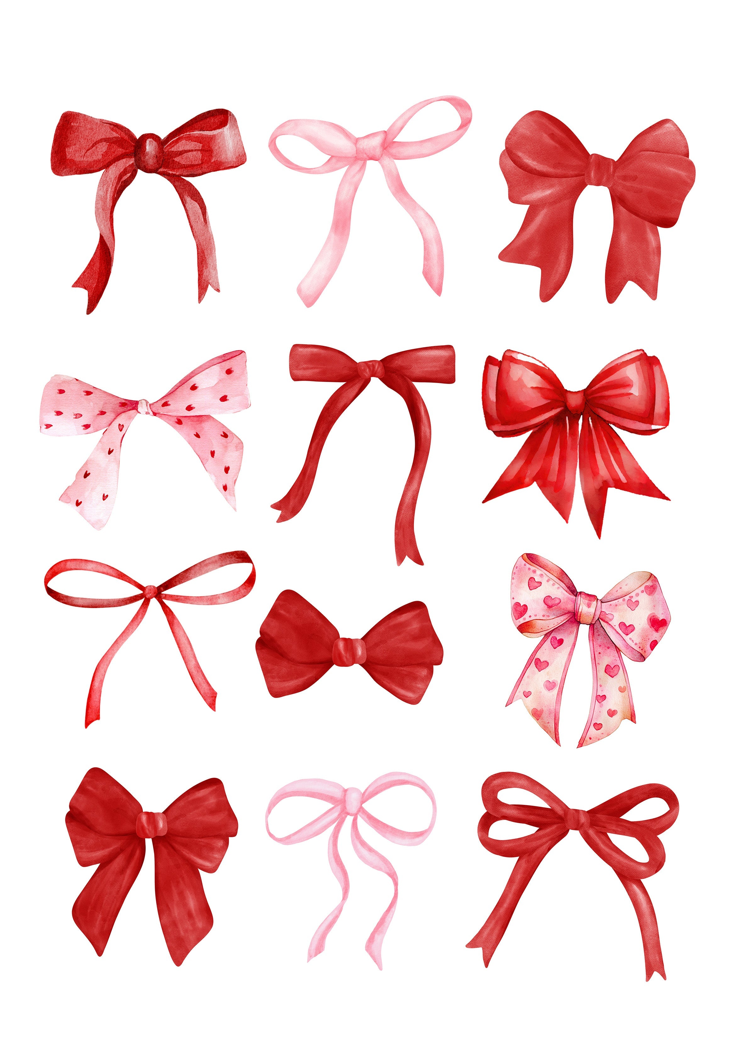 Coquette Bows metal poster artwork