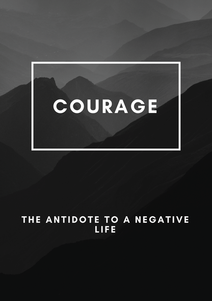 Courage metal poster artwork