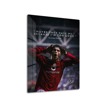 Cristiano Ronaldo Quote Portrait