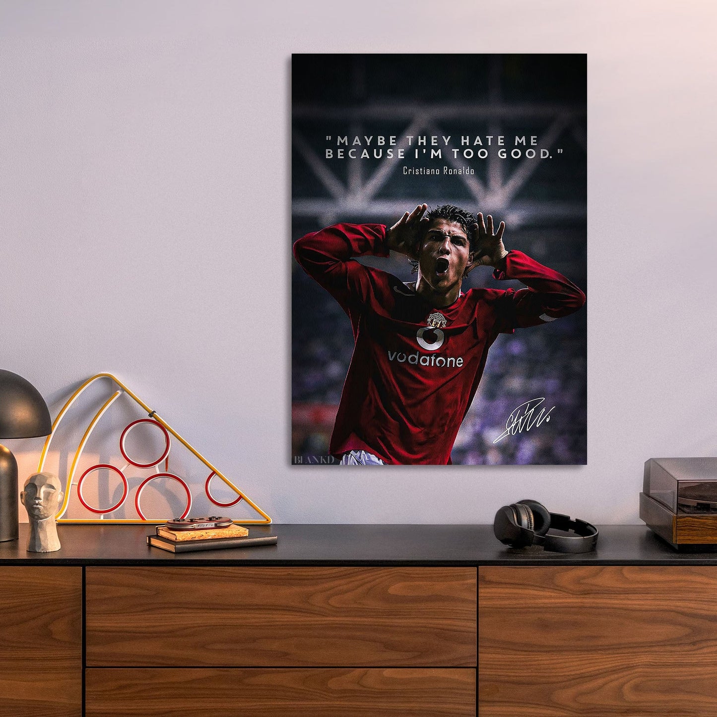 Cristiano Ronaldo Quote Portrait