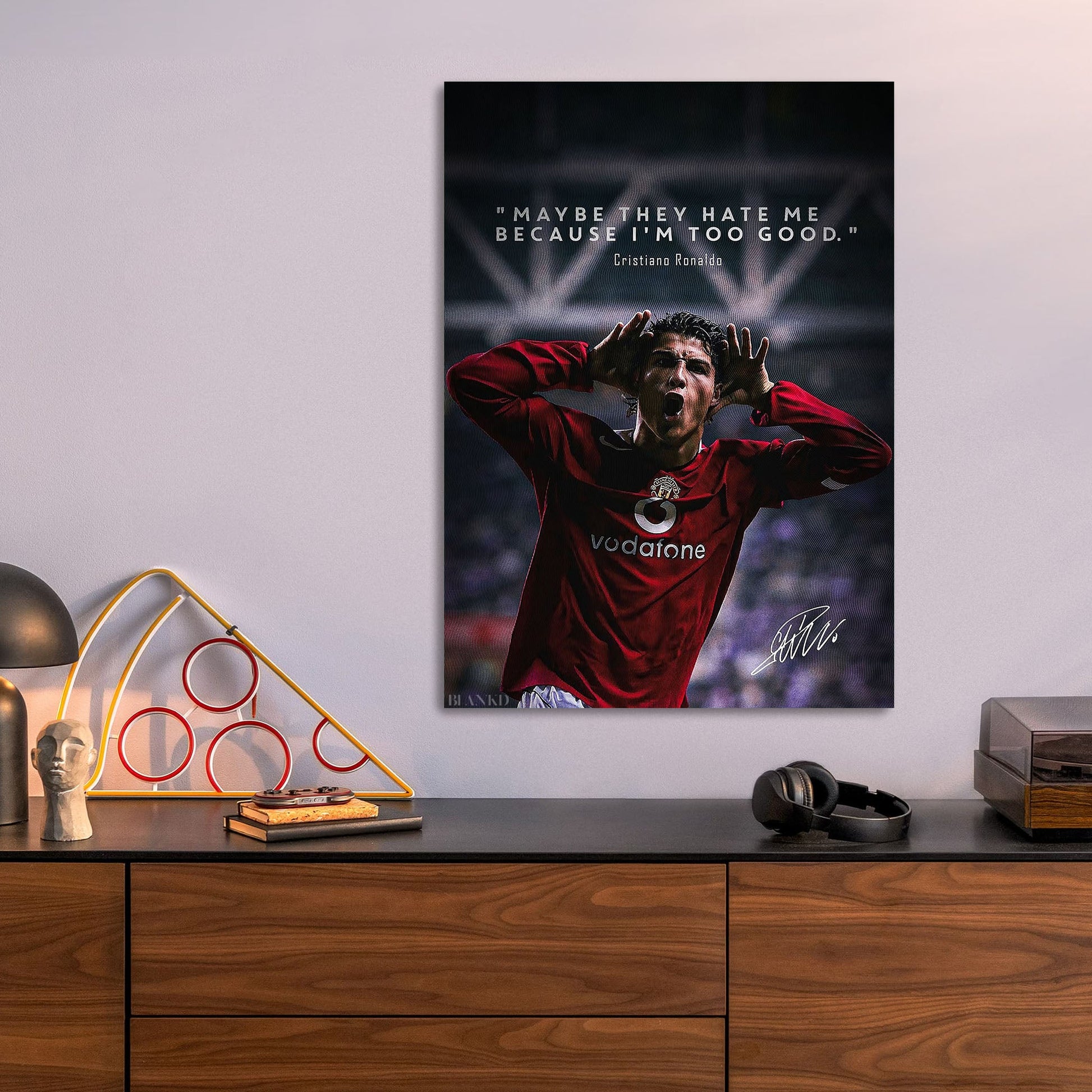 Cristiano Ronaldo Quote Portrait