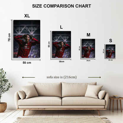 Cristiano Ronaldo Quote Portrait
