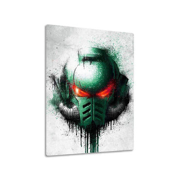 Dark Angels Graffiti metal poster