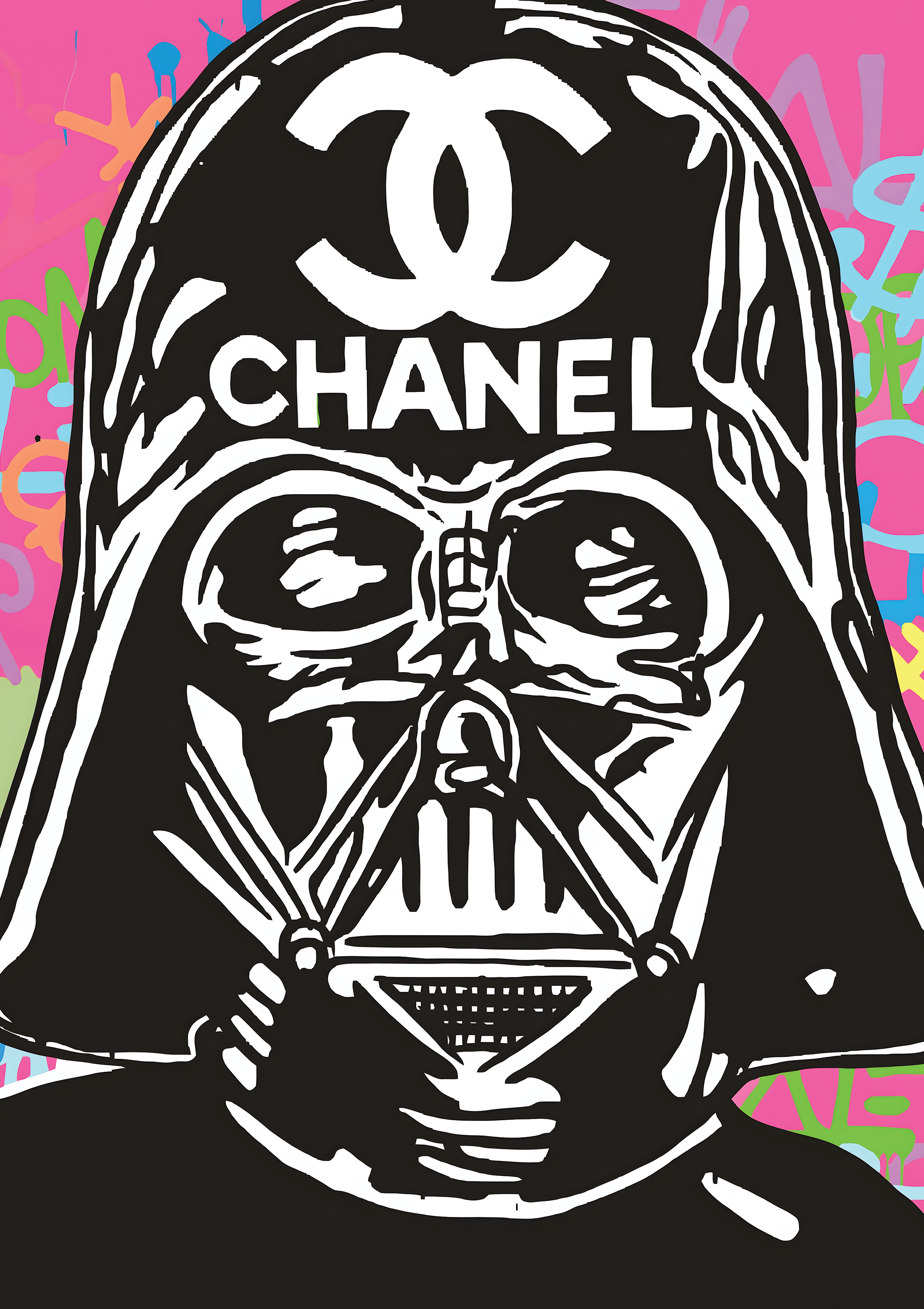 Darth Vader Chanel Edition metal poster artwork