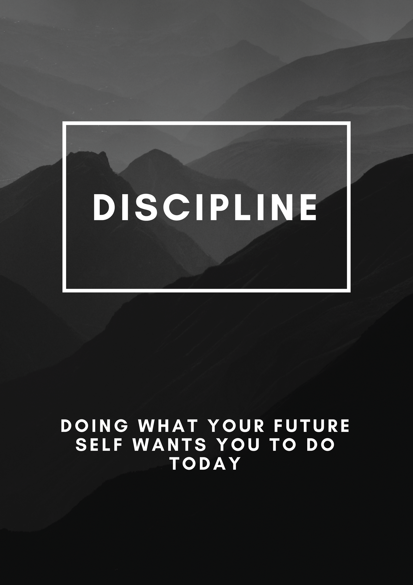 Discipline metal poster artwork