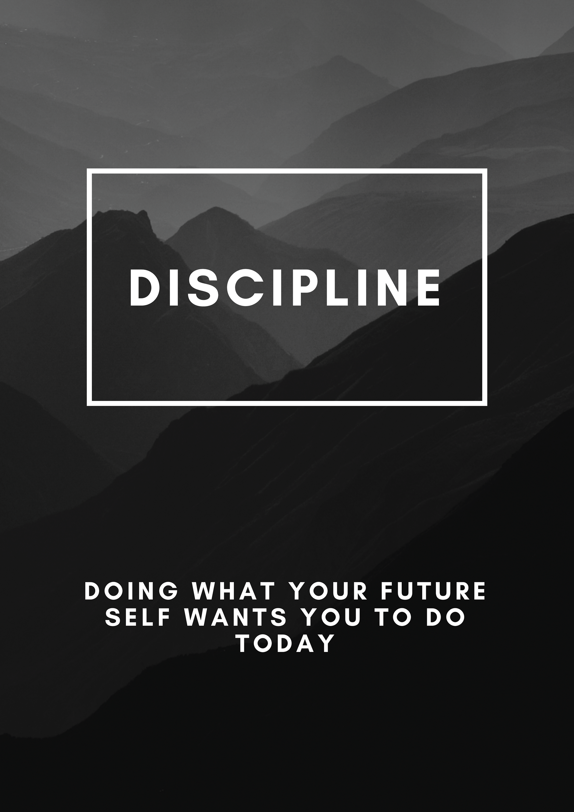 Discipline metal poster artwork