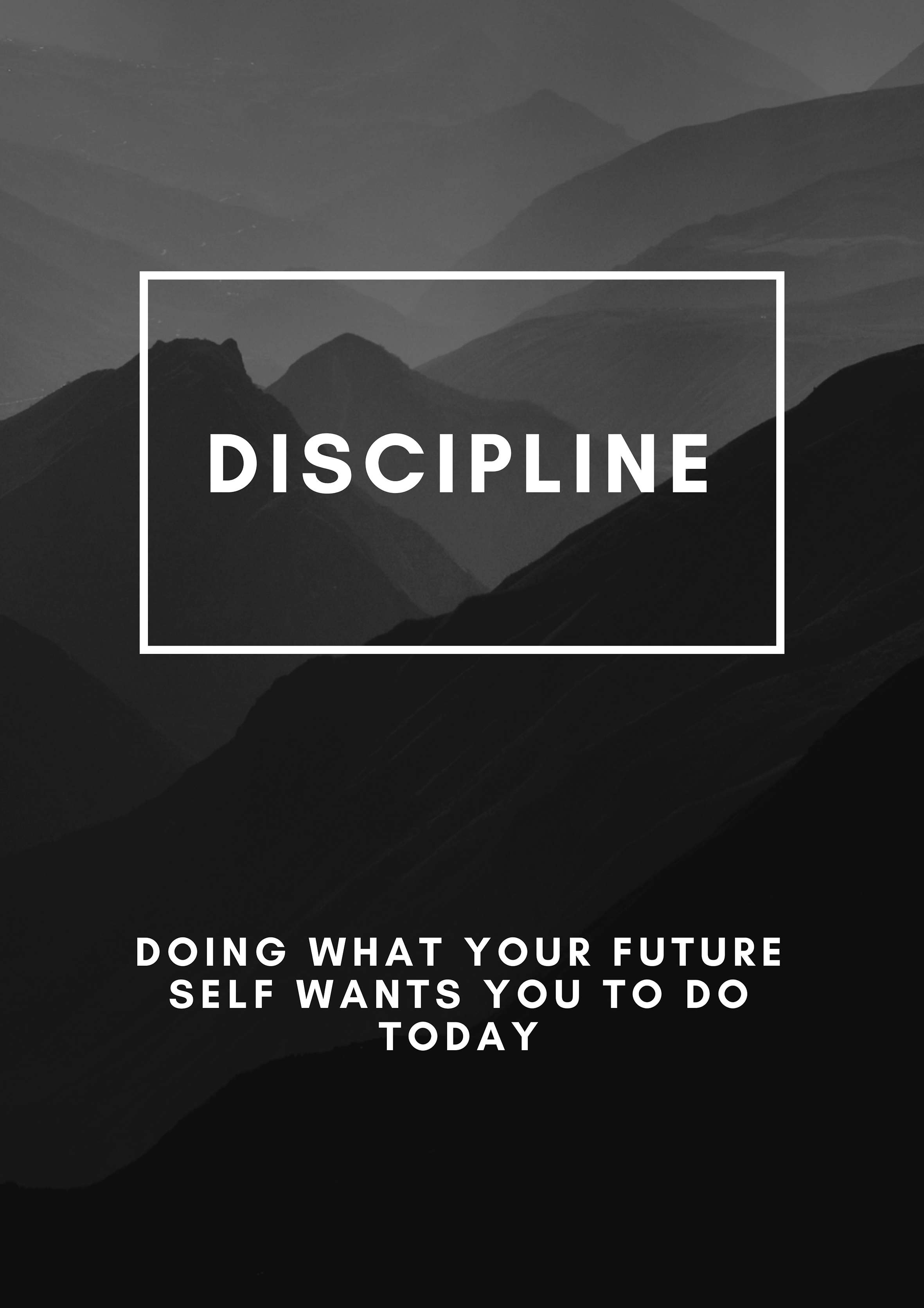 Discipline metal poster artwork