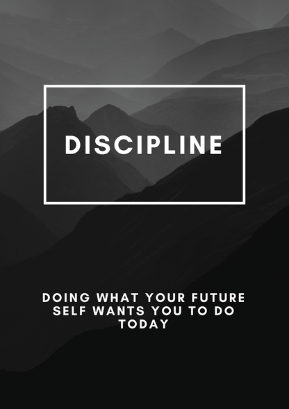 Discipline metal poster artwork