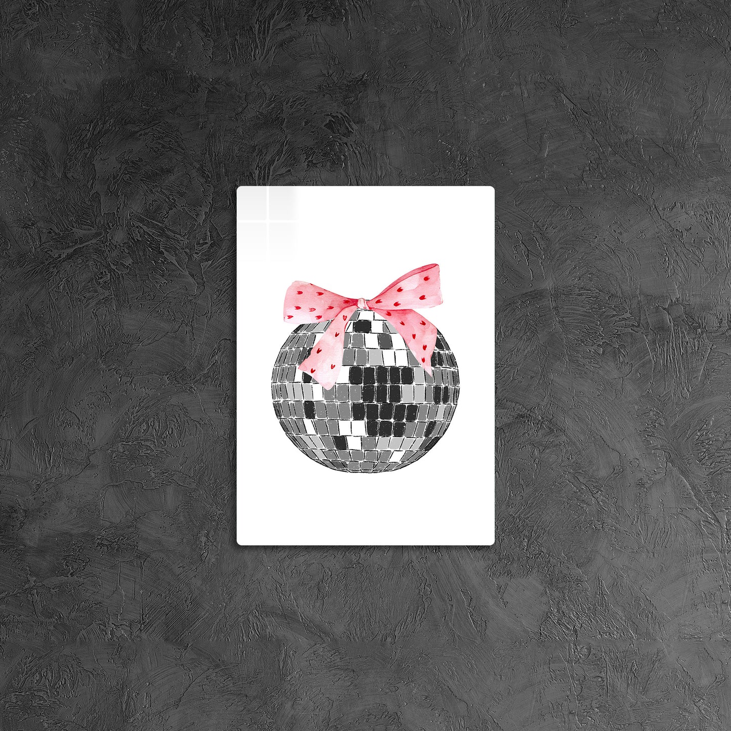 Disco Ball V-Day Bow