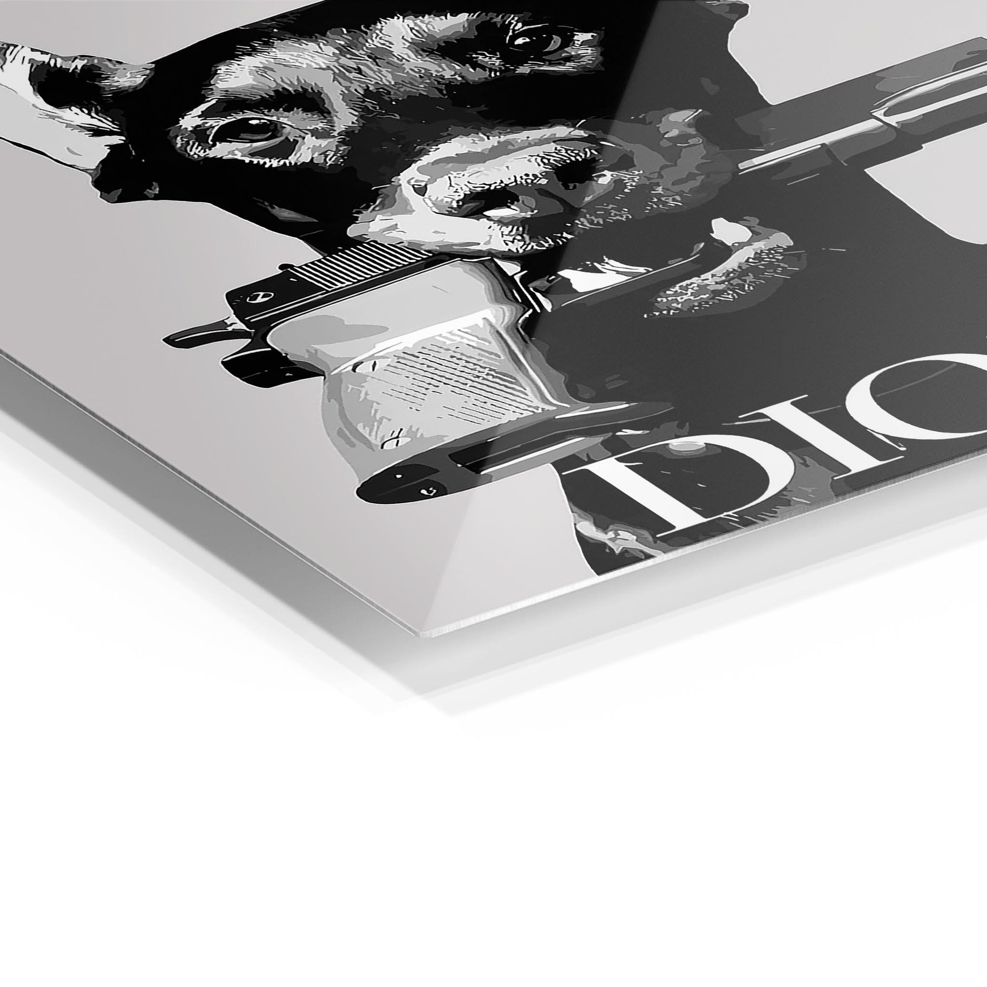 Doberman luxury metal poster