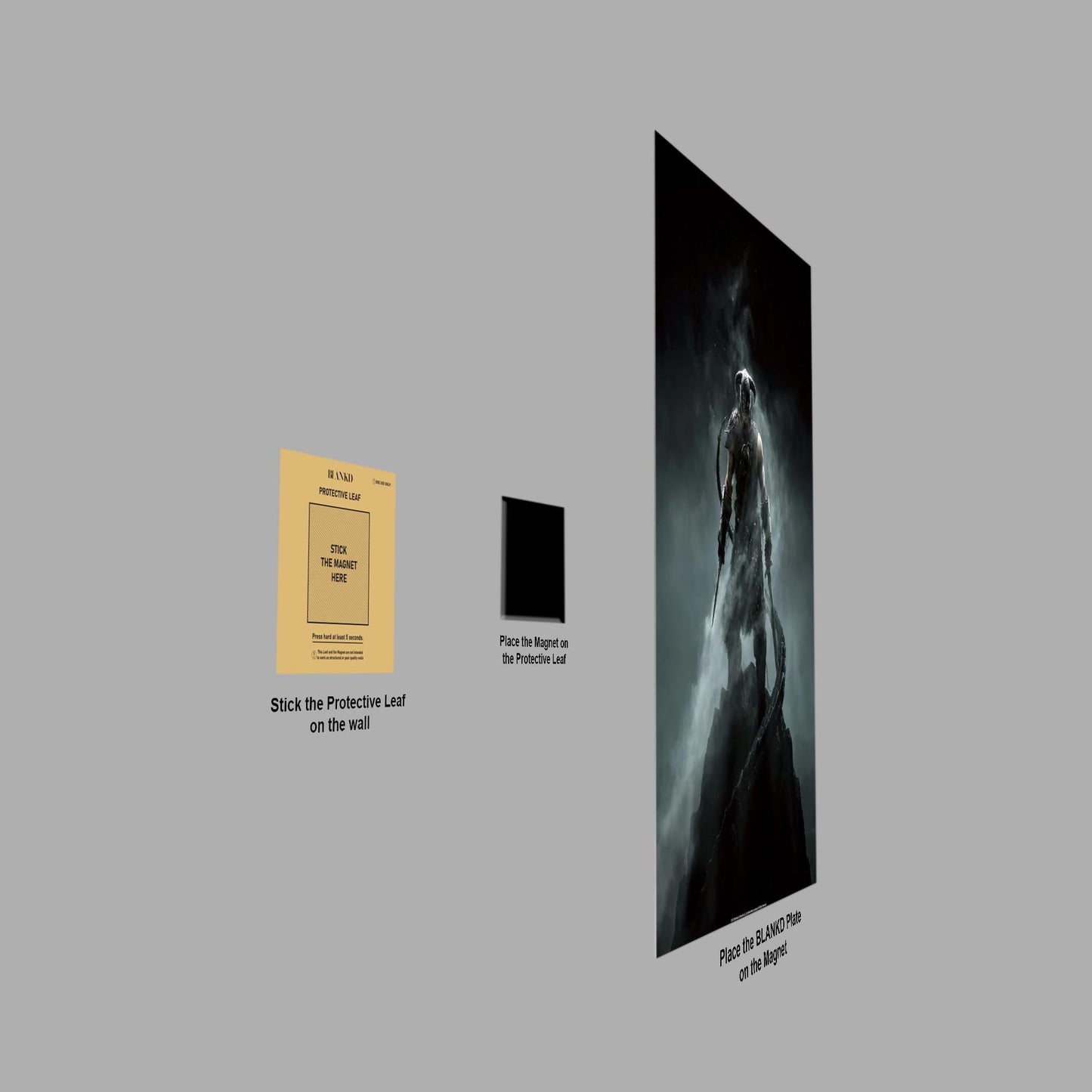 Dragonborn metal poster