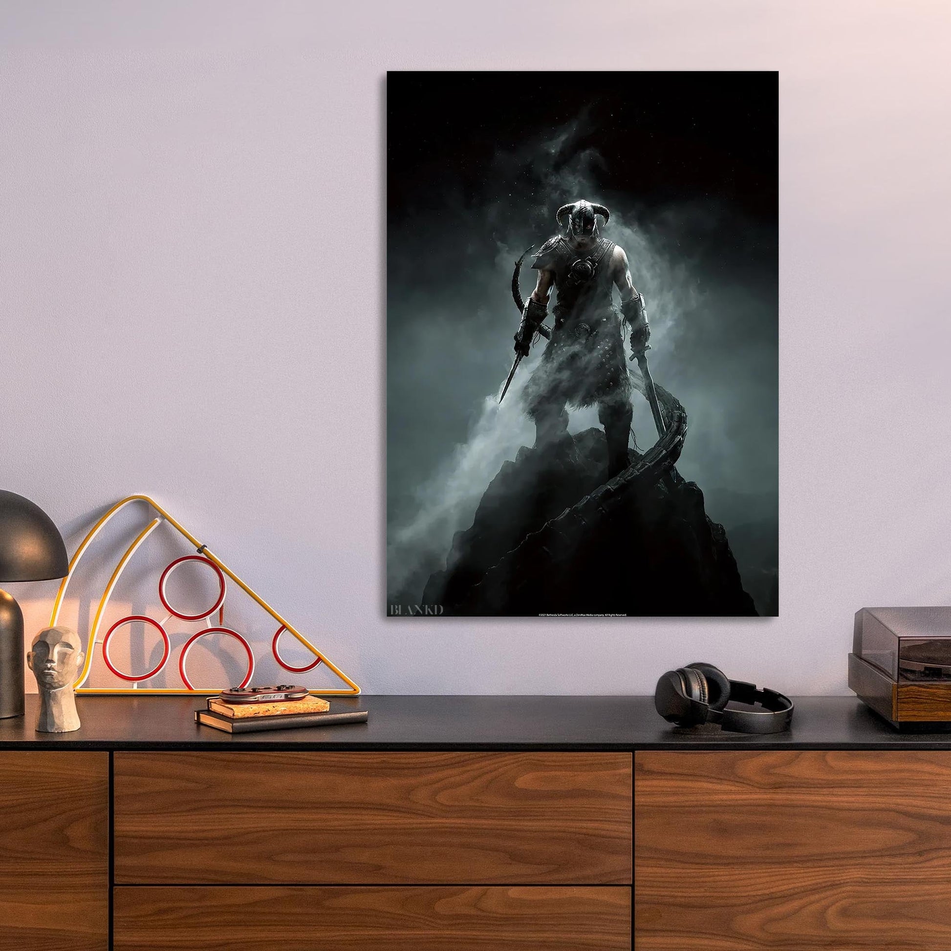 Dragonborn metal poster