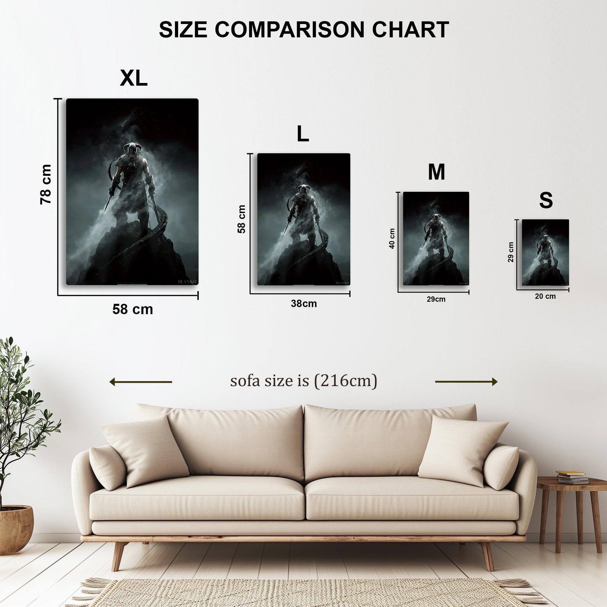 Dragonborn metal poster