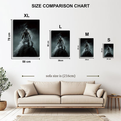 Dragonborn metal poster