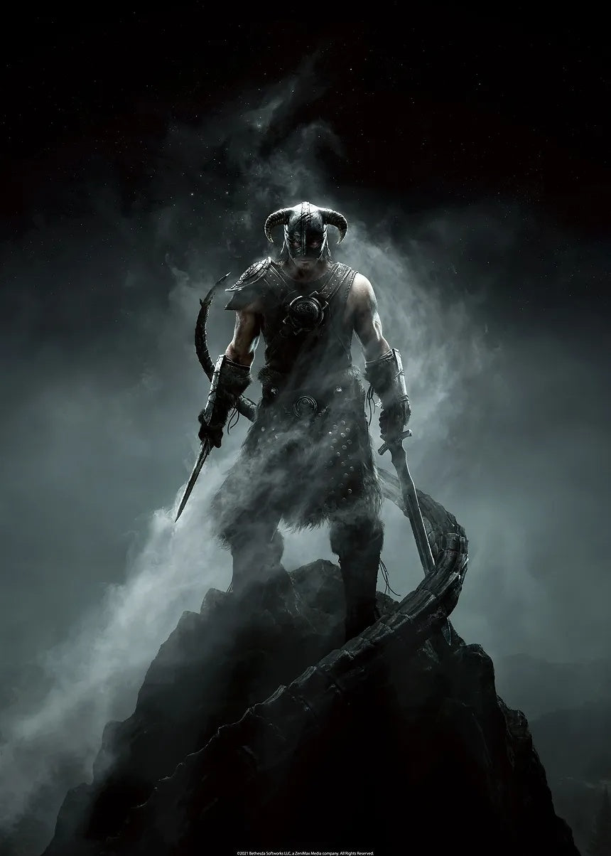 Dragonborn metal poster artwork
